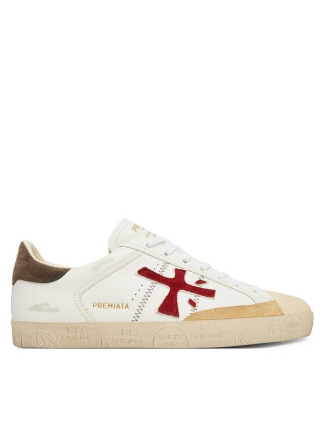 Premiata Sneakersy Steven Var 8044 Biały