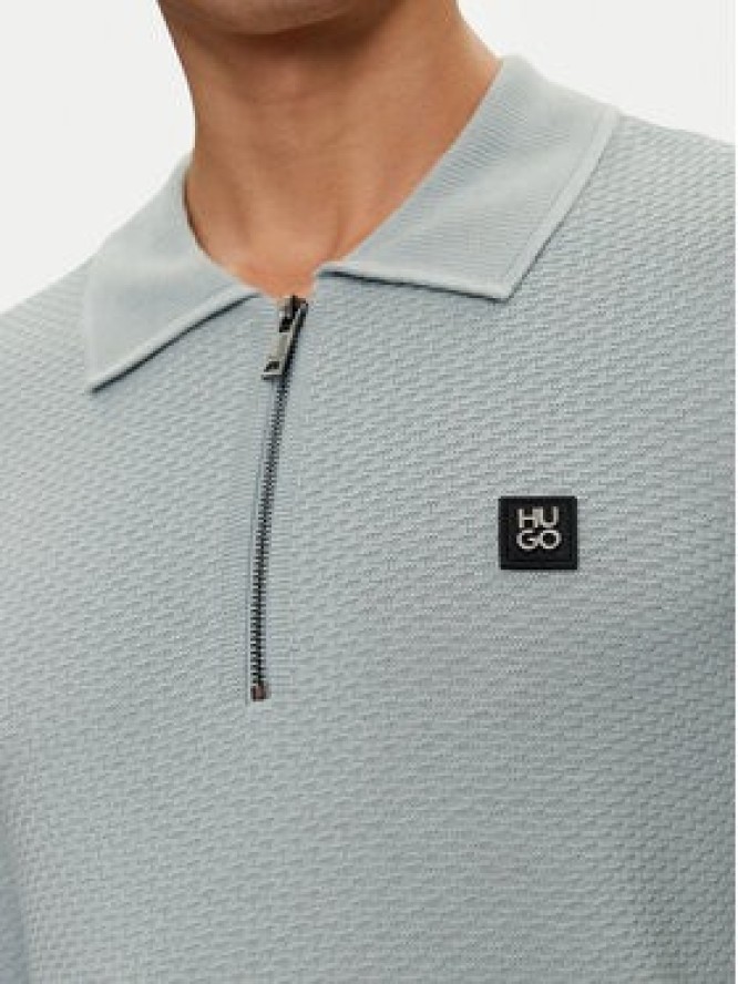 HUGO Sweter Sastoon 50516640 Szary Slim Fit