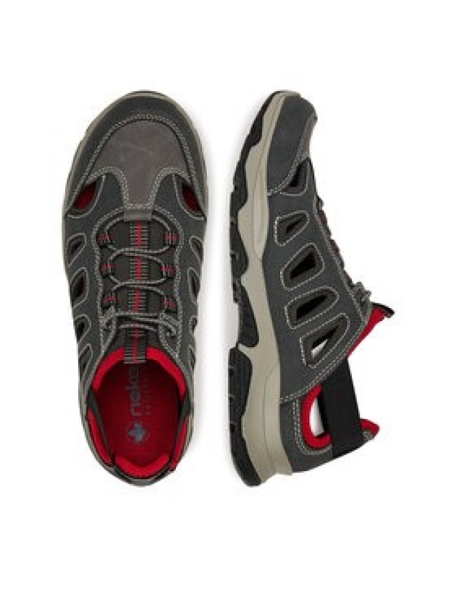 Rieker Półbuty B8366-45 Szary