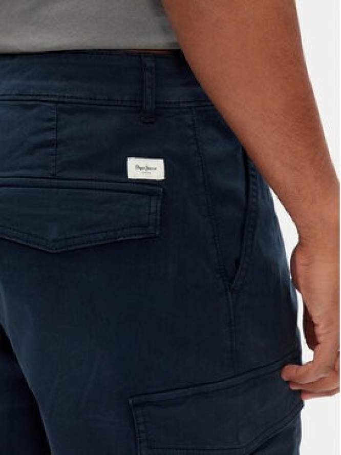 Pepe Jeans Szorty materiałowe Seasonal PM801179 Granatowy Regular Fit
