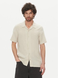 Calvin Klein Koszula K10K114197 Beżowy Regular Fit