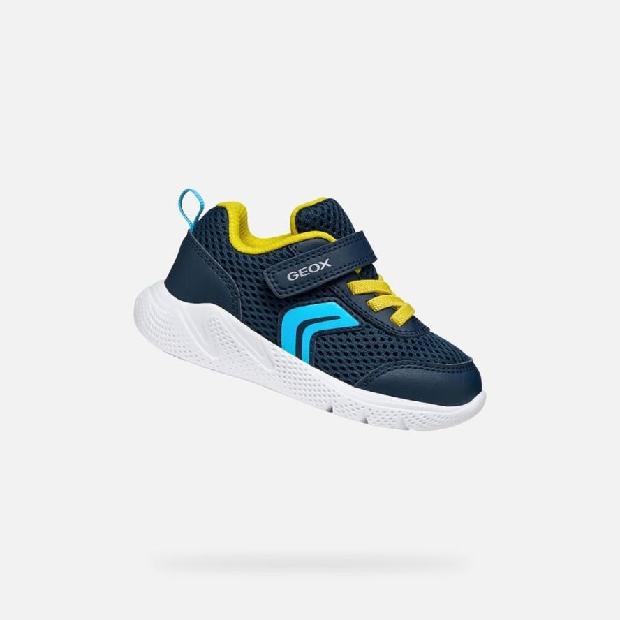 Buty GEOX B SPRINTYE BOY Niebieski