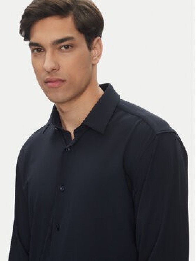BOSS Koszula P-Hank 50539398 Granatowy Slim Fit