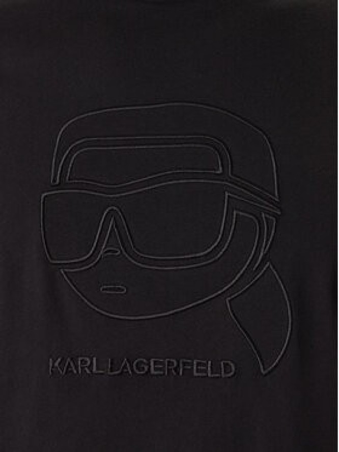 KARL LAGERFELD T-Shirt 755052 561224 Czarny Regular Fit