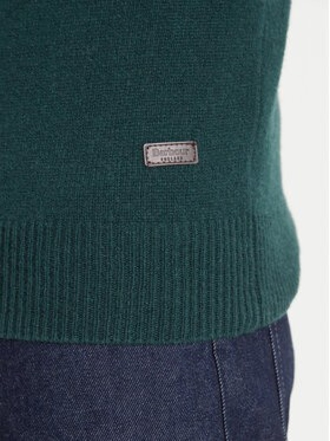 Barbour Sweter MKN0584GN59 Zielony Regular Fit