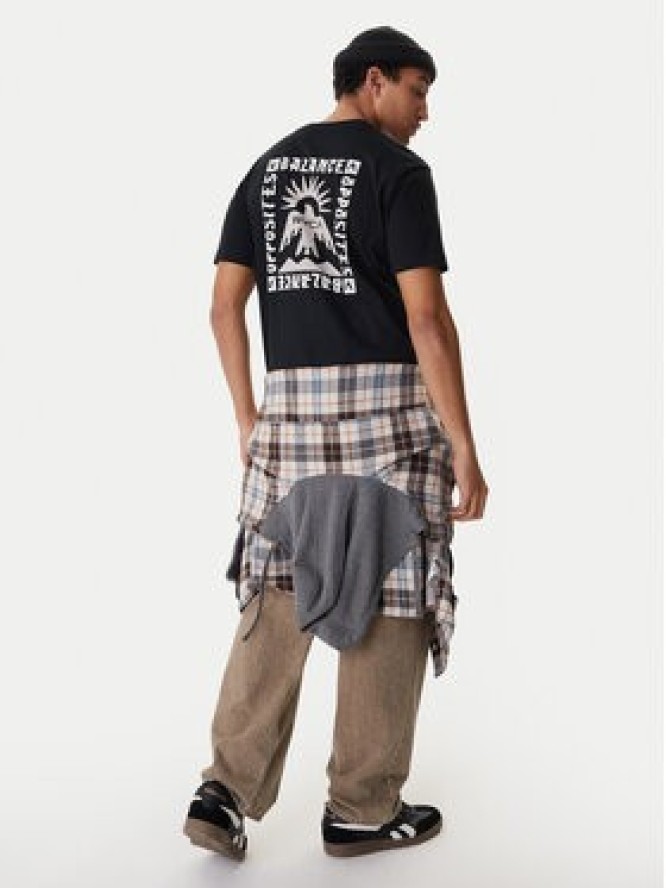 RVCA T-Shirt Las Cruces EVYZT00279 Czarny Regular Fit