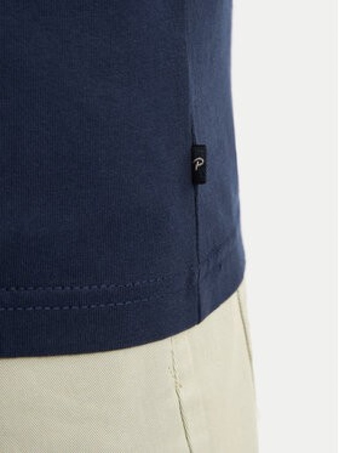 Petrol Industries T-Shirt M-1050-TSR634 Granatowy Regular Fit