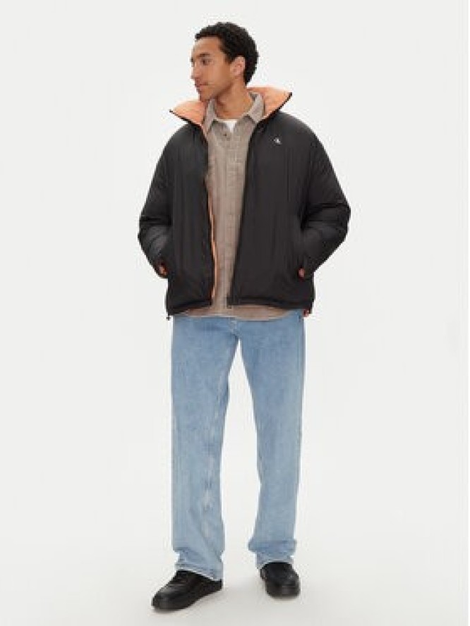 Calvin Klein Jeans Kurtka zimowa 90's J30J324438 Czarny Oversize