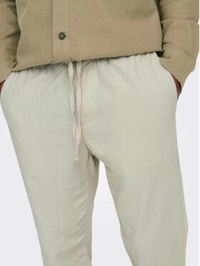 Only & Sons Spodnie materiałowe 22024966 Szary Tapered Fit