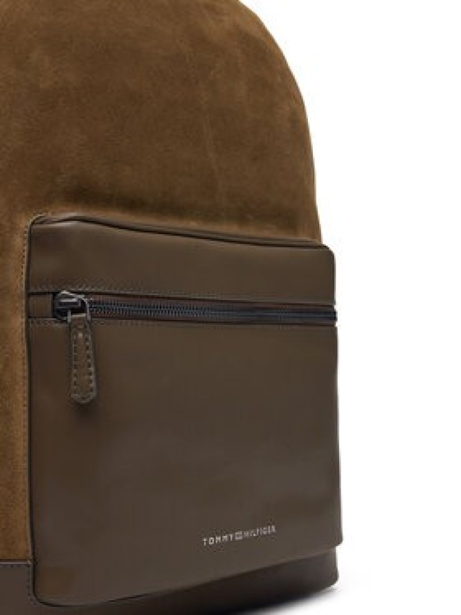 Tommy Hilfiger Plecak Th Casual Suede Backpack AM0AM13229 Zielony
