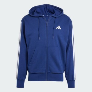 Bluza z kapturem Essentials 3-Stripes French Terry Full-Zip