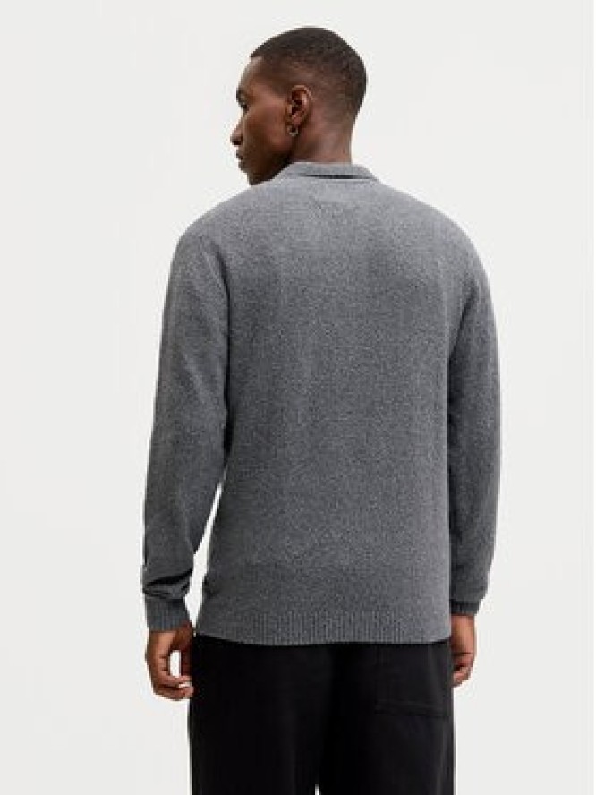 Jack & Jones Sweter Maverick 12286144 Szary Regular Fit