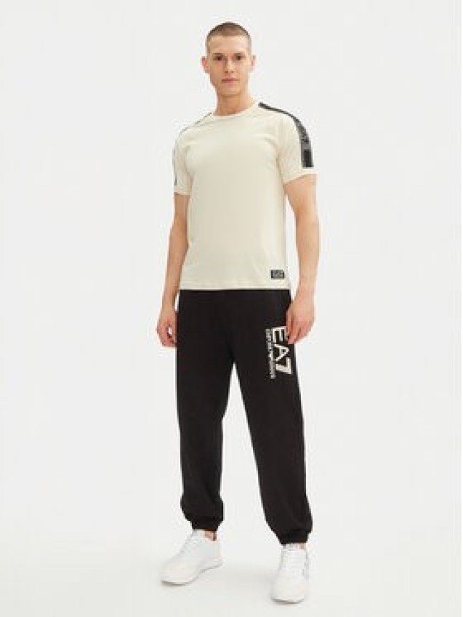 EA7 Emporio Armani T-Shirt 7M000138 AF10375 U1079 Écru Regular Fit