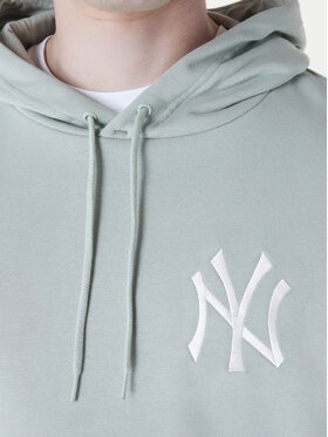 New Era Bluza New York Yankees MLB League 60596175 Zielony Regular Fit