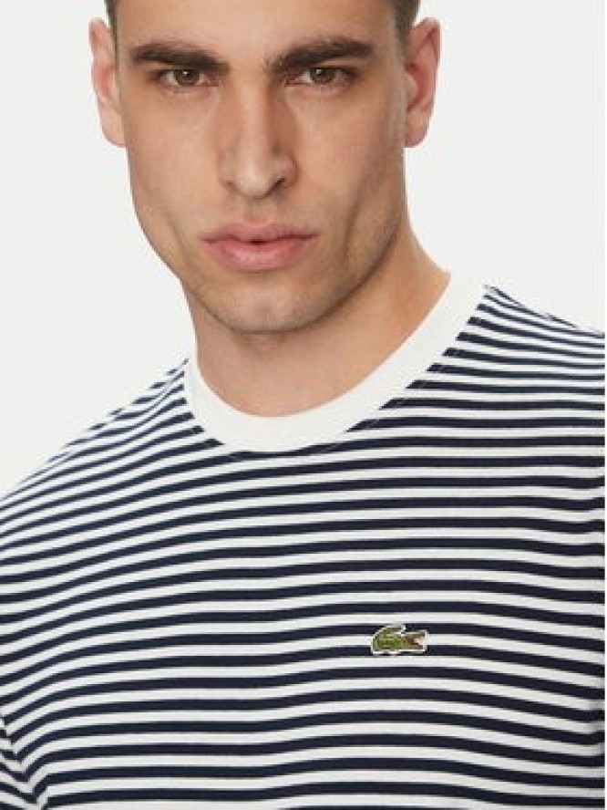 Lacoste T-Shirt TH9749 Granatowy Regular Fit