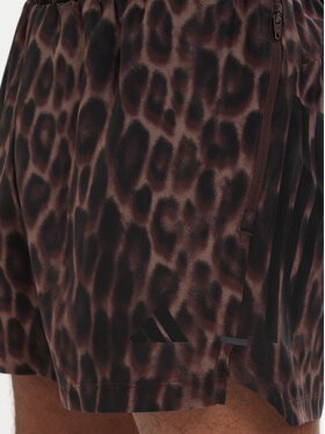 adidas Szorty sportowe D4T Power KF0954 Brązowy Regular Fit