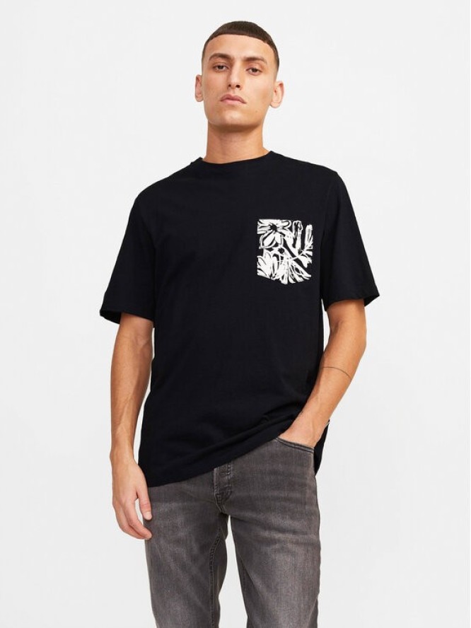Jack & Jones T-Shirt Lafayette 12250435 Czarny Standard Fit