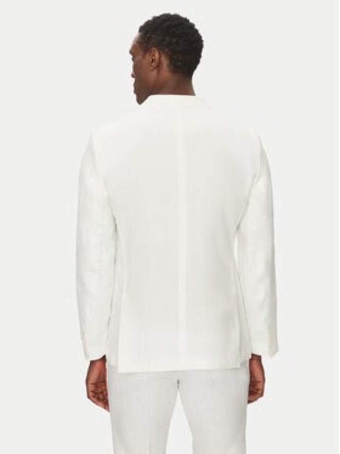 BOSS Marynarka C-Huge-Peak-252 50540516 Biały Slim Fit