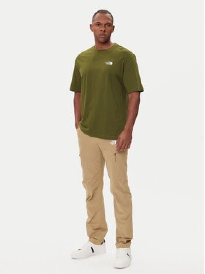 The North Face T-Shirt Simple Dome NF0A87NR Zielony Oversize