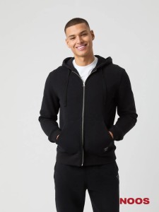 bjorn_borg CENTRE ZIP HOODIE — BLACK BEAUTY