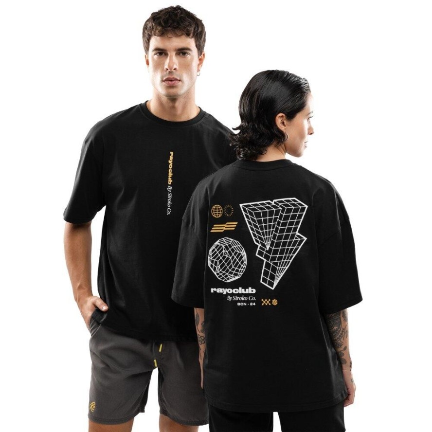 Męska koszulka bawełniana oversize Rayo Club Lifestyle Siroko RC Tactic Graphi