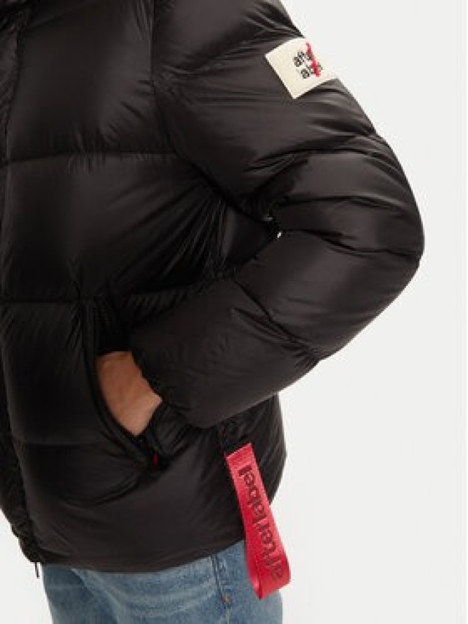 After Label Kurtka puchowa Chamonix A00015 Czarny Regular Fit