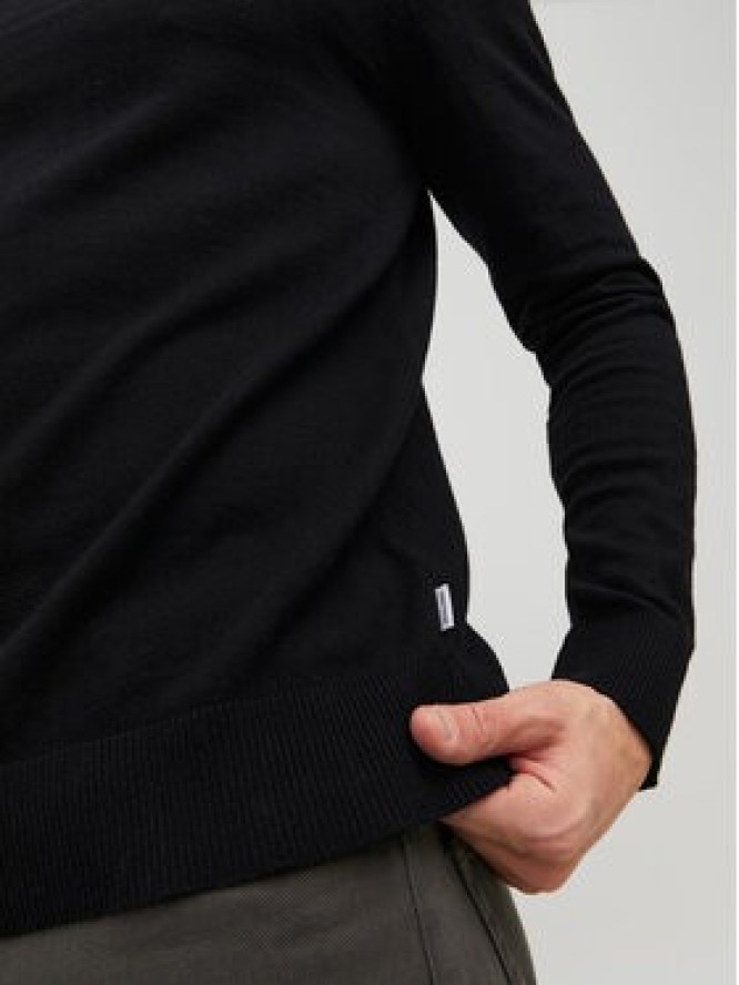 Jack & Jones Sweter Emil 12208364 Czarny Regular Fit