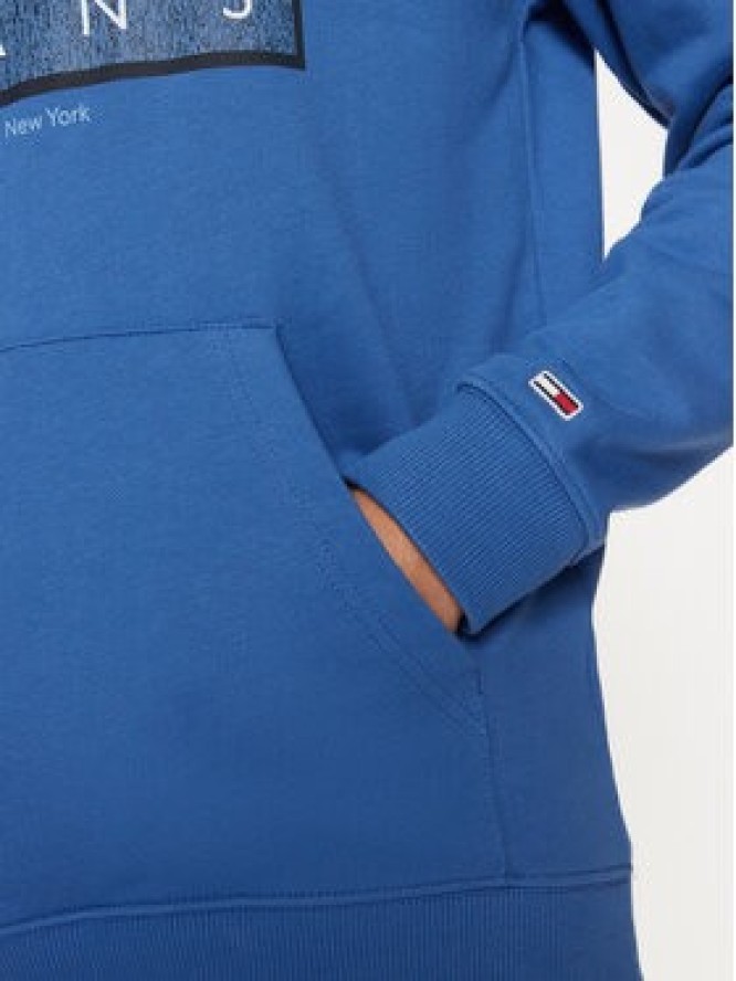 Tommy Jeans Bluza Dna Flag Twist DM0DM21100 Niebieski Regular Fit