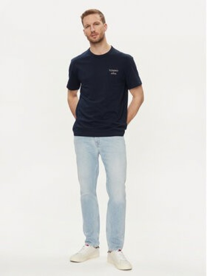 Tommy Jeans T-Shirt DM0DM18872 Granatowy Regular Fit