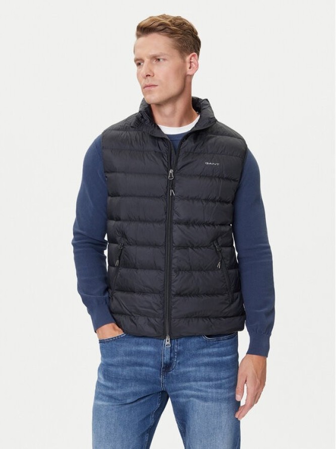 Gant Kamizelka 7006527 Czarny Regular Fit