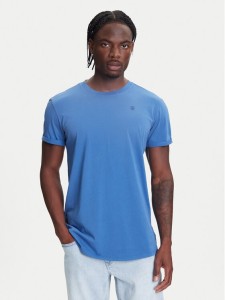 G-Star Raw T-Shirt Text Back D25971-2653 Niebieski Relaxed Fit