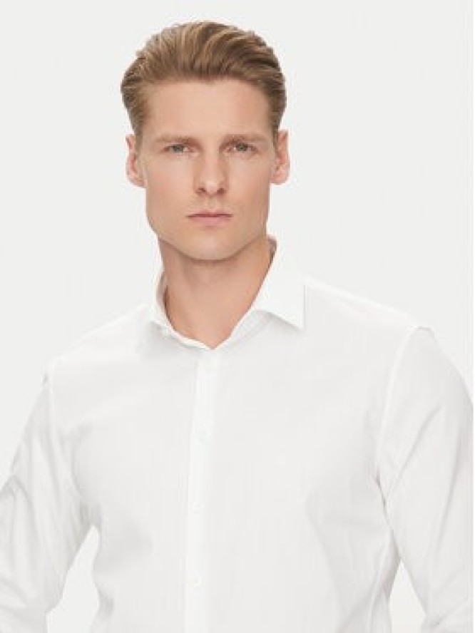 Calvin Klein Koszula K10K114298 Biały Slim Fit