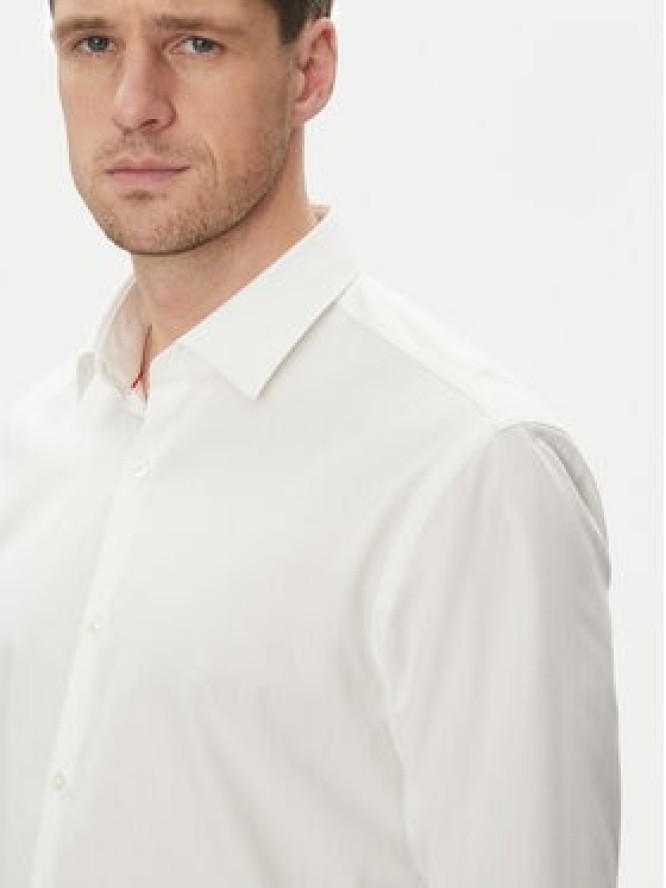 HUGO Koszula Kenno 50539707 Biały Slim Fit