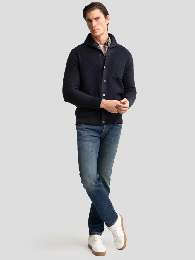 Sneakersy męskie z kontrastową podeszwą białe NN174093 101