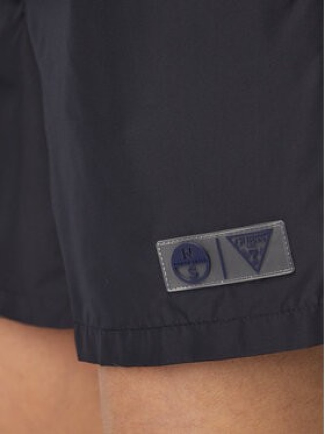 Guess Szorty kąpielowe M6GZ20 W2170 Granatowy Regular Fit