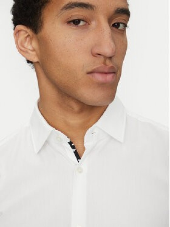 HUGO Koszula Koey 50534044 Biały Slim Fit