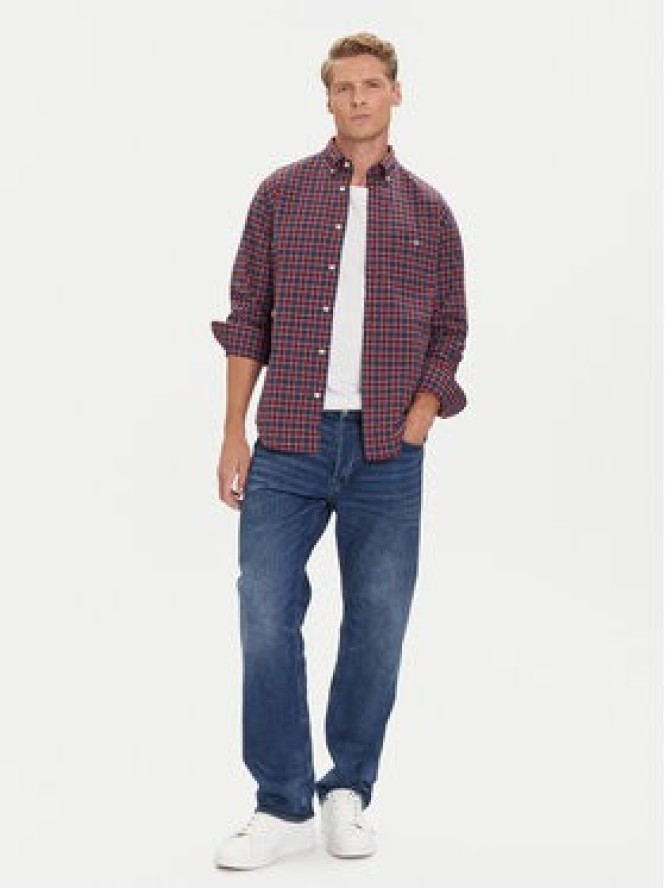 Gant Koszula 3250213 Bordowy Regular Fit