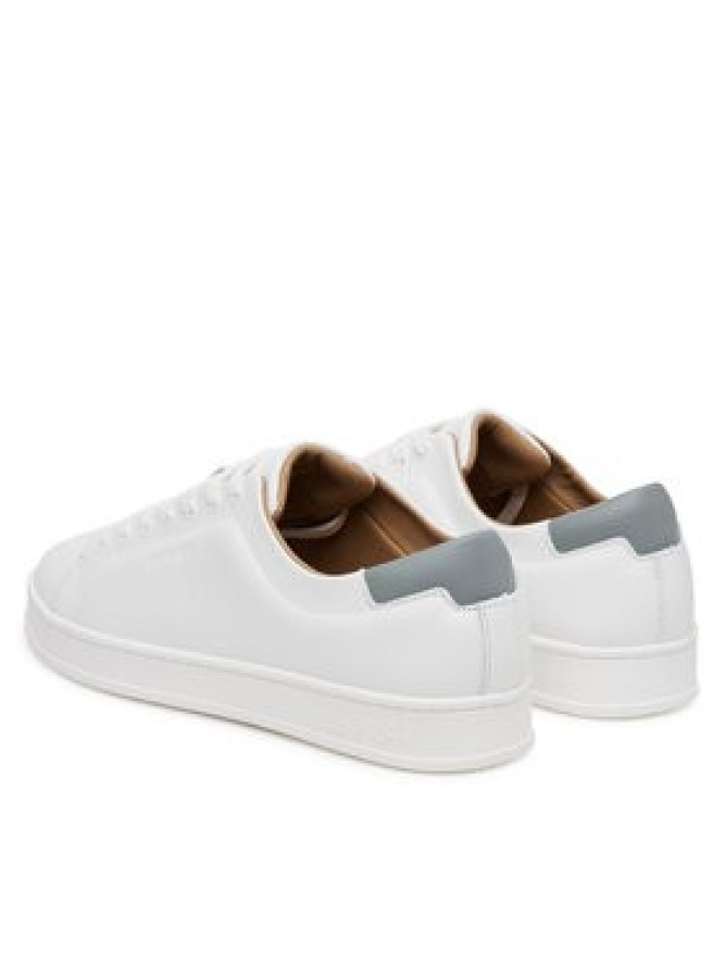 Calvin Klein Sneakersy Pure Low Laceup Cupsole Hf Lth HM0HM01859 Biały