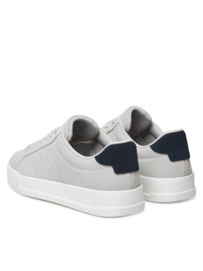 Tommy Hilfiger Sneakersy Th Court Summer Suede FM0FM05517 Szary