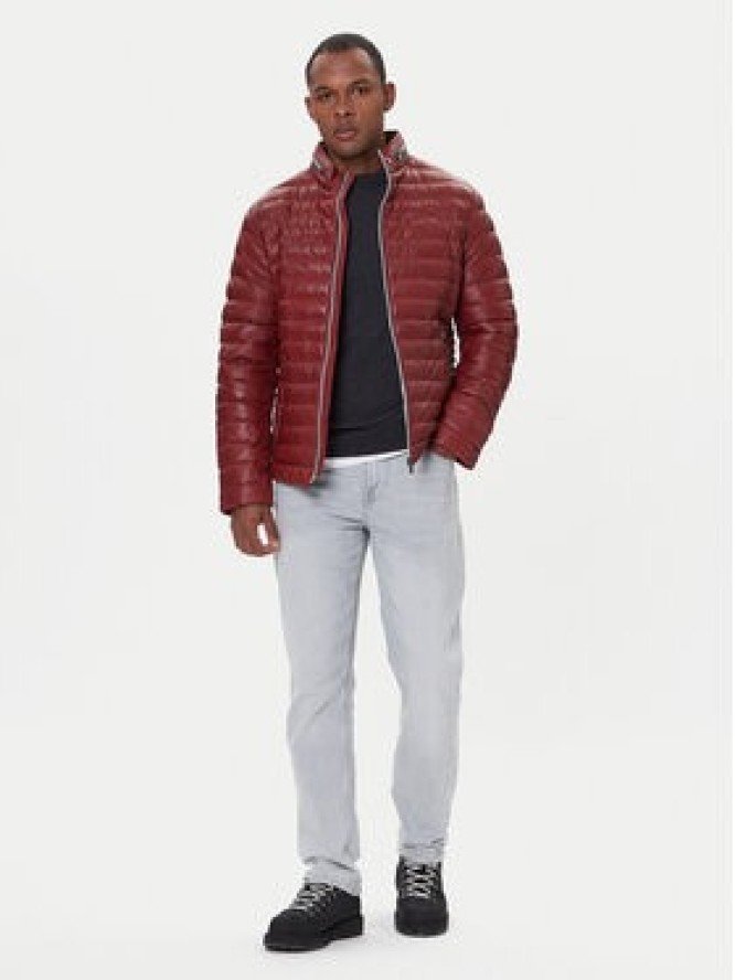 Milestone Kurtka skórzana Cortino 31019 60515 Czerwony Regular Fit