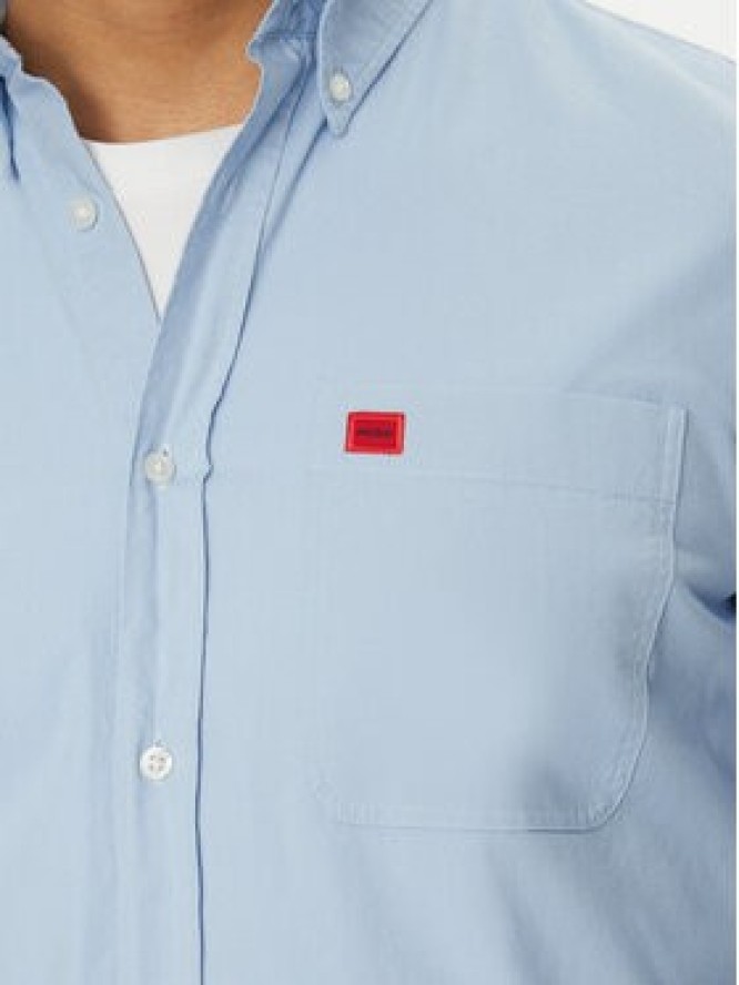 HUGO Koszula Evito 50479302 Błękitny Slim Fit