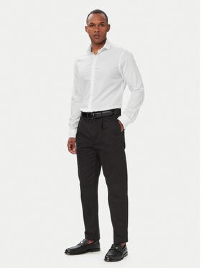 Calvin Klein Koszula LV019EU120 Biały Slim Fit