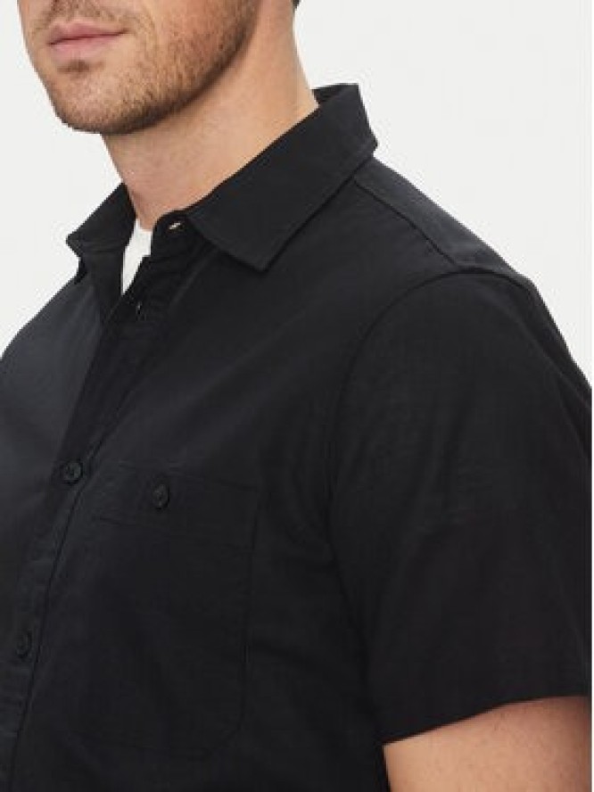 Blend Koszula 20718401 Czarny Regular Fit