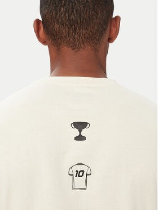 Kappa T-Shirt 322P14W Beżowy jasny Regular Fit