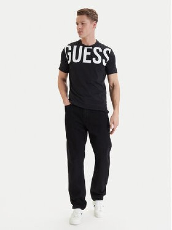 Guess T-Shirt F6GI01 J1314 Czarny Slim Fit
