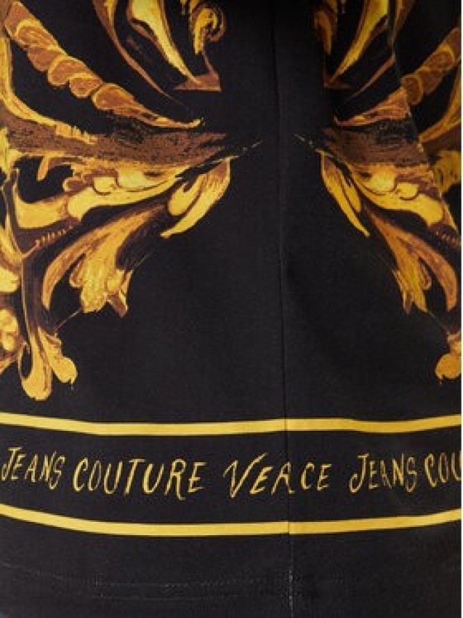 Versace Jeans Couture T-Shirt 79GAH6SB JS505 Czarny Regular Fit