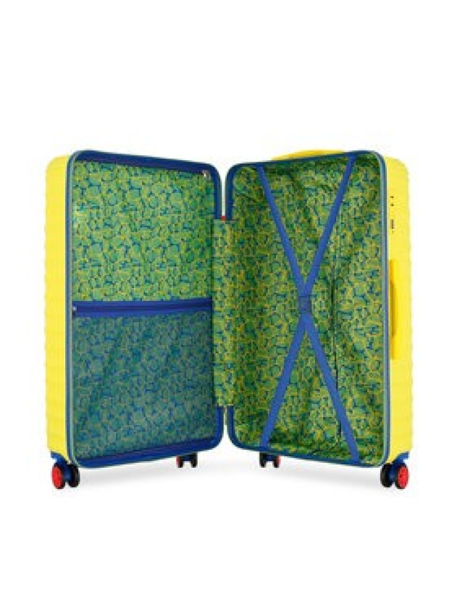 Semi Line Walizka duża T5934-3 Żółty