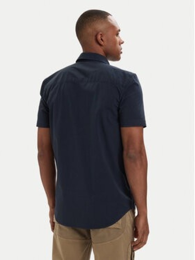 Aeronautica Militare Koszula 261CA1326UCT03288 Granatowy Regular Fit