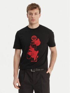 HUGO T-Shirt Dikerd 50564024 Czarny Relaxed Fit
