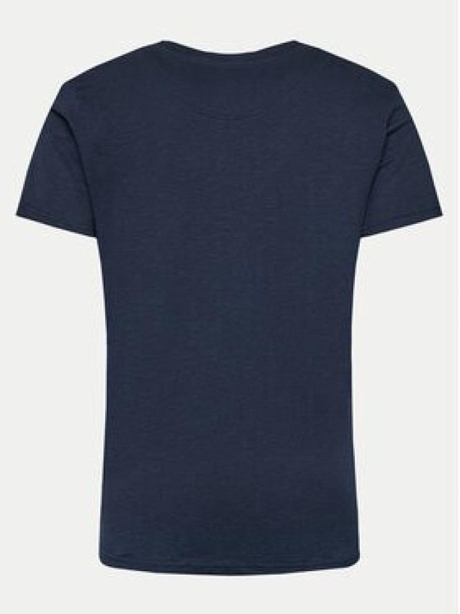 INDICODE T-Shirt Lunnin 41-040 Granatowy Regular Fit